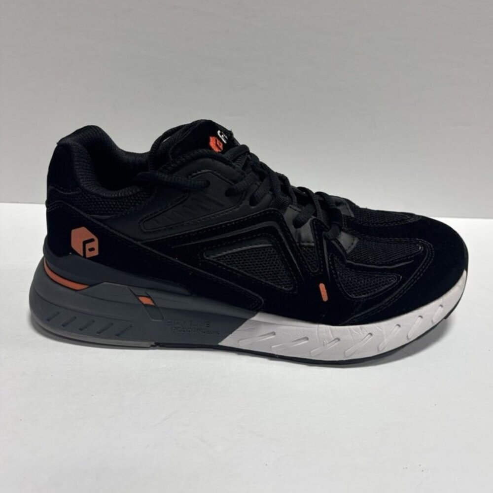FitVille Womens Rebound Core Black Sneakers, Size 10 EE